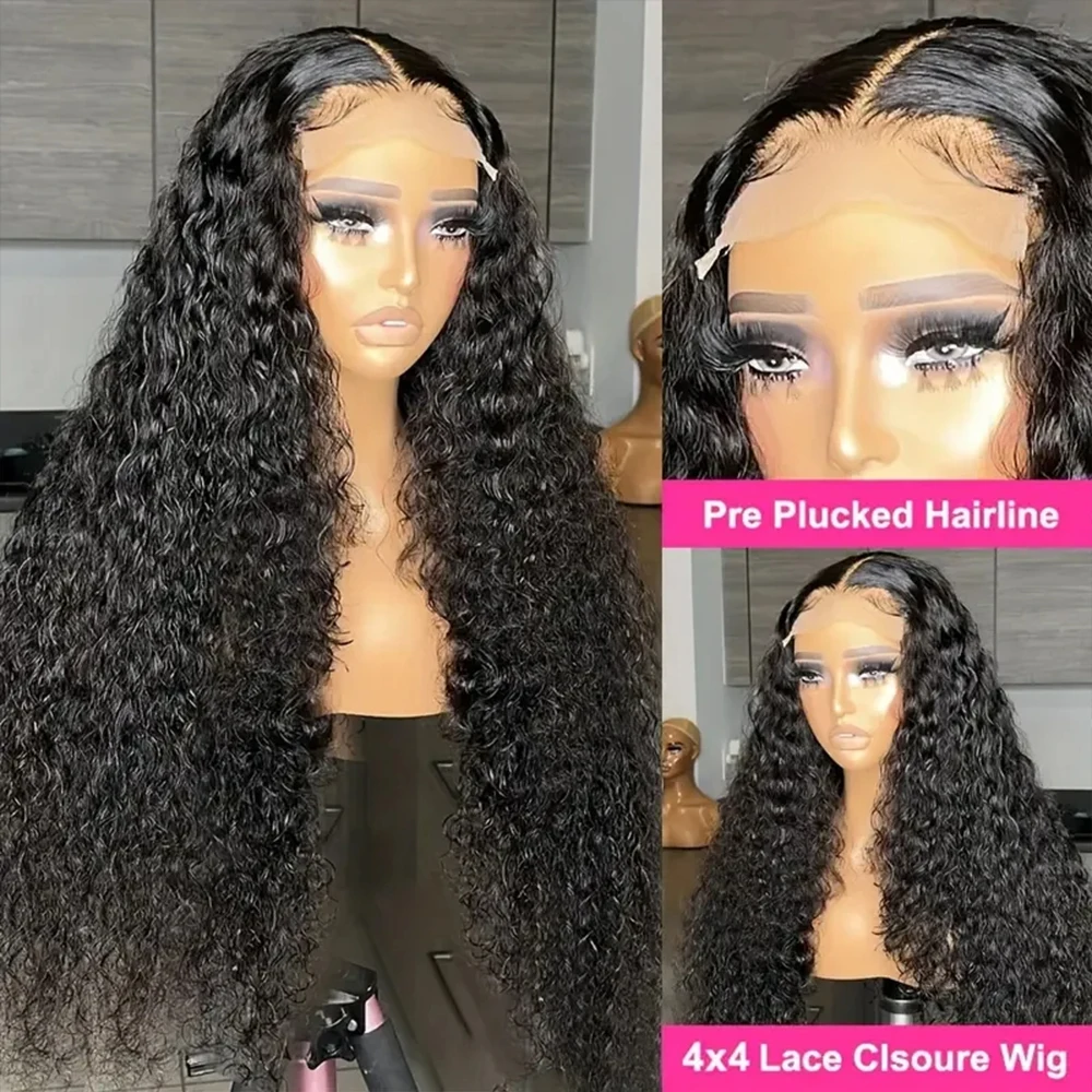 Water Wave 250 Density Human Hair Wigs 360 Full Lace Wig Human Hair Pre plucked 13x6 Lace Wig Human Hair High Density Lace Wig