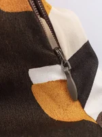 2025 Women Summer MIDI Skirts Vintage Print Poplin Belt Female Elegant Street A-Line Skirt Clothing - Image 5