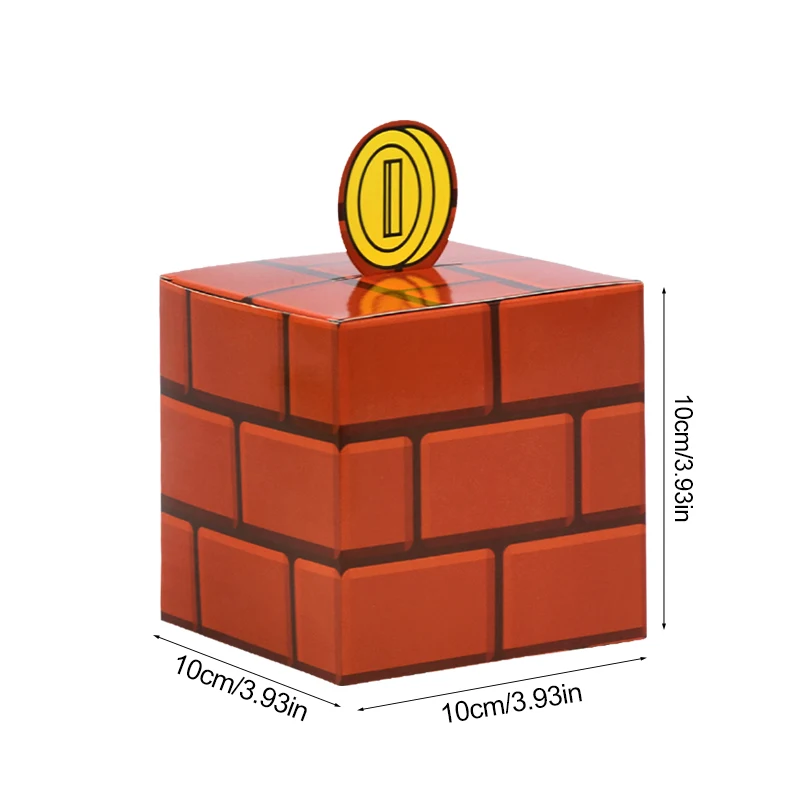 6/3Pcs Question Blocks Gift Boxes Kids Video Game Theme Birthday Candy Cookie Treat Box... - SKU QBGB1149 - UGI Packaging