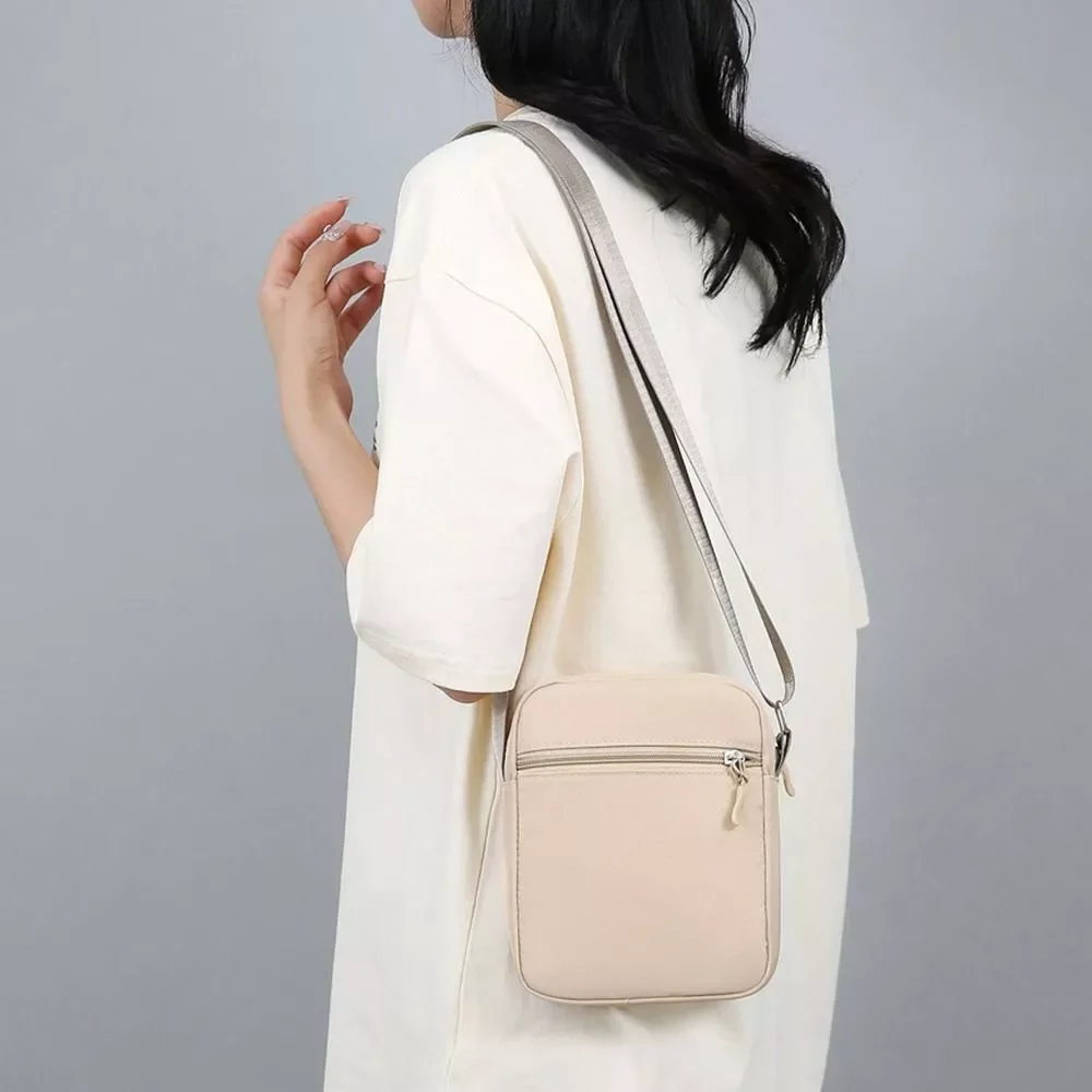 New fashion crossbody bag mini double-sided zipper shoulder