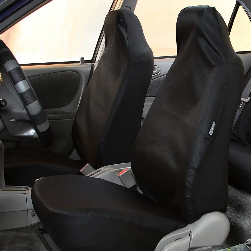 Car Front Seat Protector Cover 2PCS Heavy Duty Universal Waterproof Auto Seat Covers Breathable Cushion car seat covers car seat protective cover