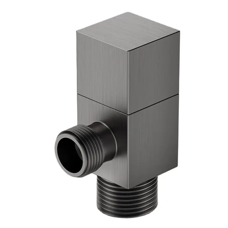 

Angle Valve Pure Copper Grey Solid Brass Mop Washing Machine G1/2 Tap Valve Wall Mounted Bathroom