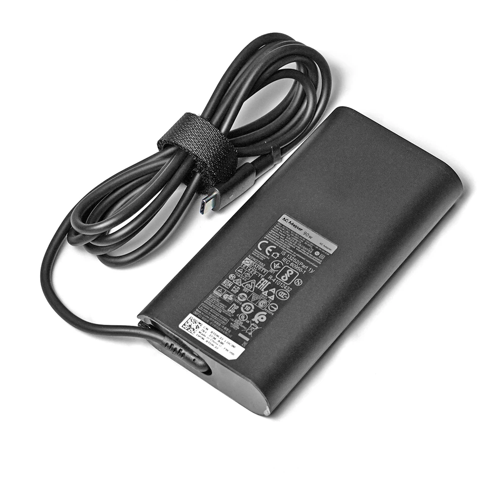 tipo c Adaptador de Alimentação ac Carregador Laptop para Dell Atitude 5280 5480 5580 La90pm170 Adaptador para Notebook Tdk33 0tdk33 Novo 20v 4.5a 90w - Imagem 2