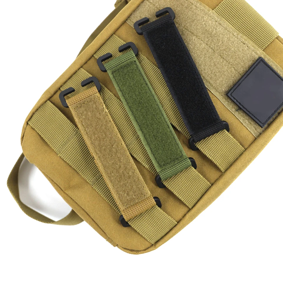 Custodia Orizzontale Con Cerniera Per Pannello Patch Molle: Porta Patch Da Zaino Con Toppa Bandiera USA Inclusa - 6