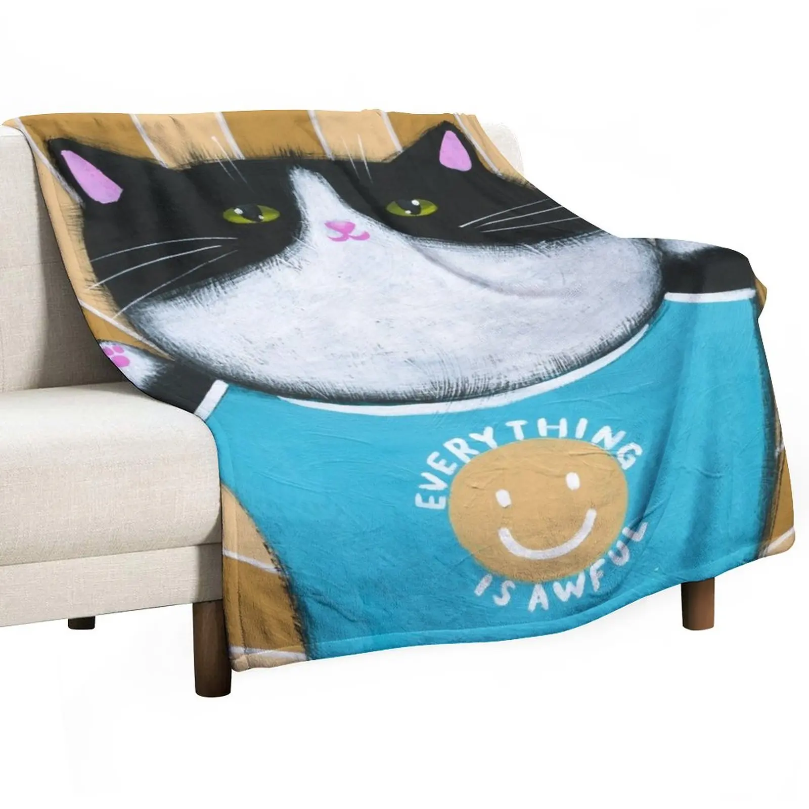

Everything Is Awful Throw Blanket Sofa Throw Blanket Giant Sofa Blanket