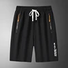【 M-8XL 】 Large men's shorts, quick drying breathable five quarter pants, mid length pants, straight leg casual running sports p 2