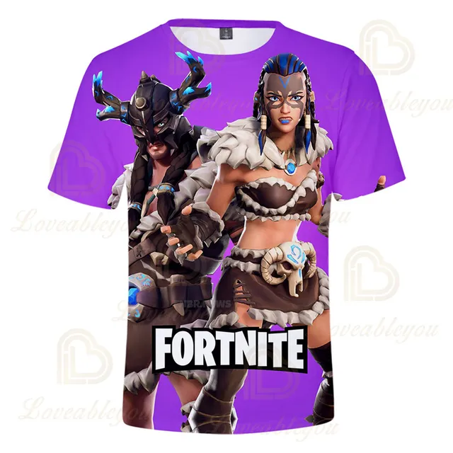 Fortnite 열광자를 위한 필수품: Victory Shoot Game 3D 프린트 티셔츠