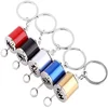 Metal Keyring Creative Car Shifter Keychain Six-Speed Gear Stick Knob Gearbox Model Key Antistress Adults New Fidget Toys 5