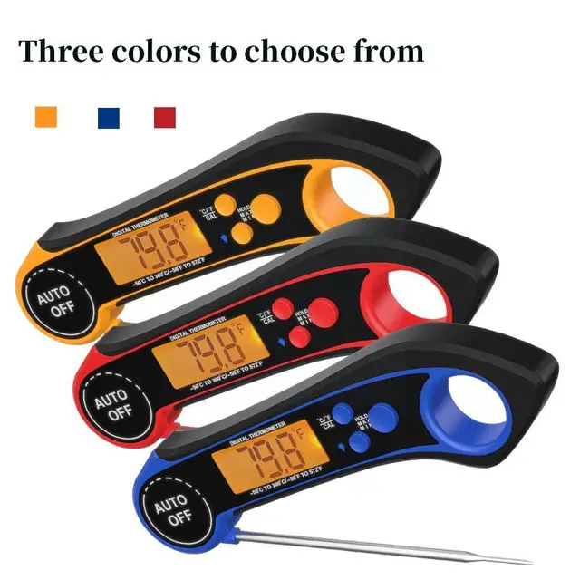 Digitális Bbq Konyhai Élelmiszer -Hőmérő Húsvizes Tej Főzési Szonda Elektronikus Sütő Vízálló Hőmérő Konyha V0I5