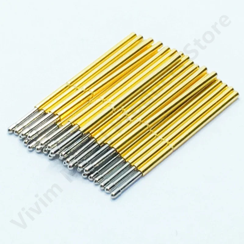 100Pcs P125-Q Spring Test Probe Contact Pins Q-Head Type 4-Claw Head
