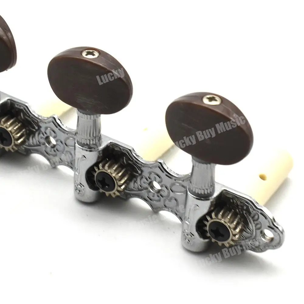1Set Guitar Machine Heads Classic Guitar String Tuning Pegs Key Tuners Keys Part Parts Accessorie