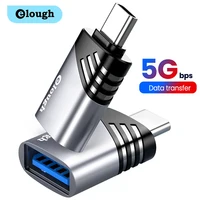 Elough Adapter USB na typ C Adapter USB 3.0 type-c OTG Micro USB na typ C żeński konwerter na Macbook iPad Xiaomi Samsung S20 1