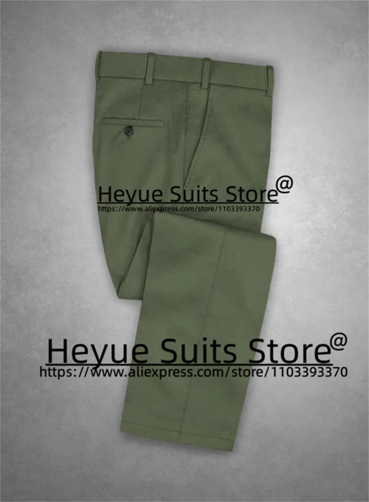 Tailor Made Army green 2 Pieces Sets Slim Fit Notched Lapel Formal Prom Party Men Suits Elegant Groom Tuxedos trajes para hombre