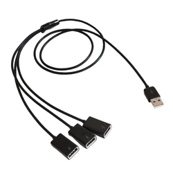 Universal 3 - in - 1 USB Multi - Port Adapter Cable (3in1 USB 1m)