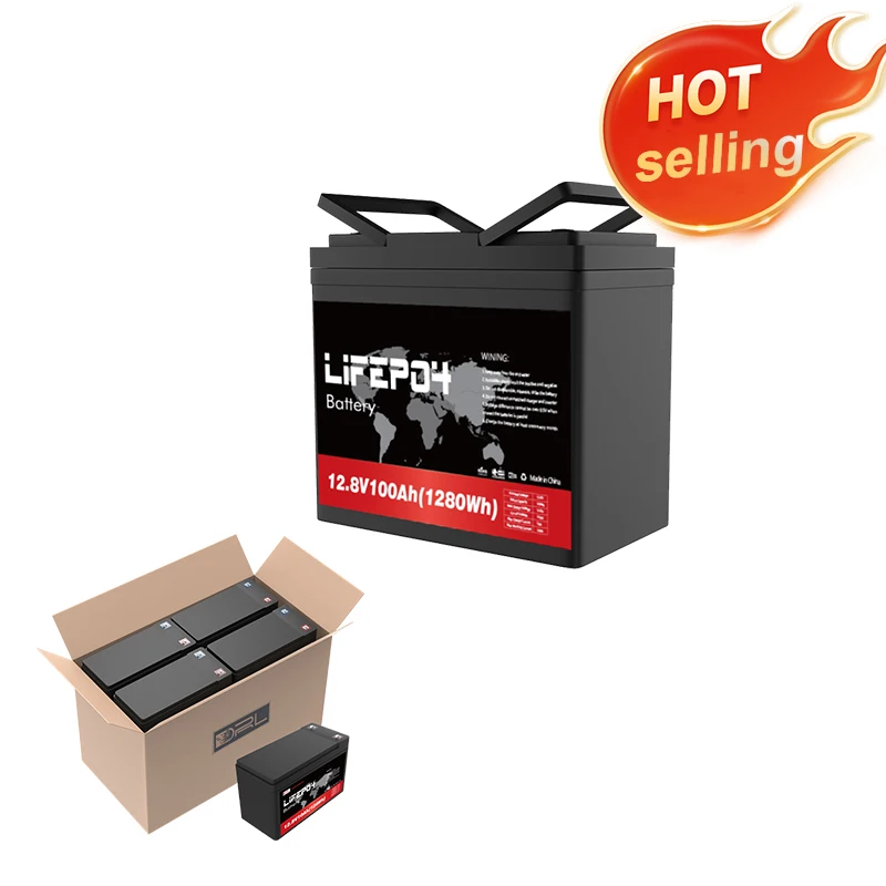 HF Solar System Replacement Lead Acid Lifepo4 Electric Car Scooter Motorcycle Boat 12v 100ah Battery Pack Configurable