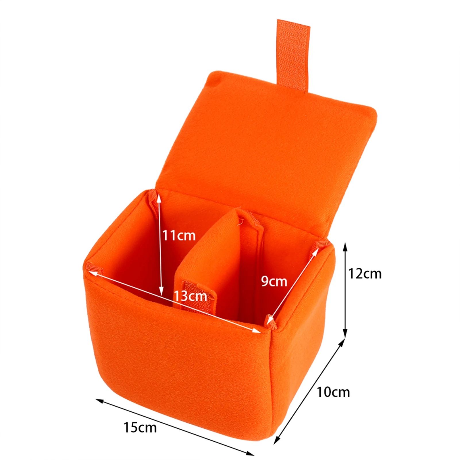 DSLR Camera Insert Bag partizione borsa imbottita velluto protezione antiurto custodia per obiettivo della fotocamera borsa morbida per Nikon per fotocamere Sony - immagine 2