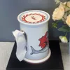 Nordic Ceramic Tissue Box Home Living Room Desktop Tea Table Decoration Storage Box Ornament 6