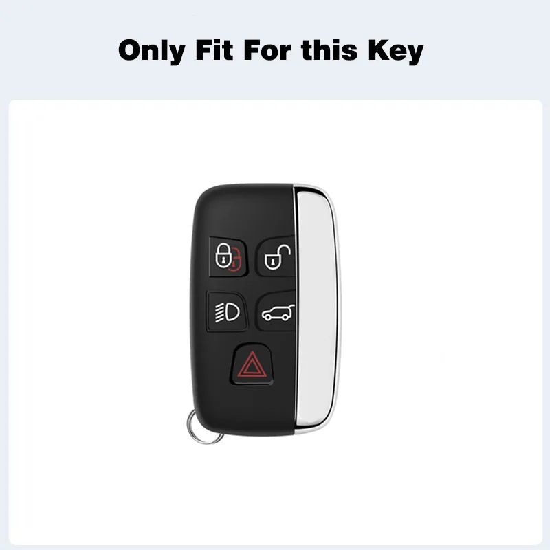 Plating TPU Car Key Case Cover Holder Shell Keychain for Land Rover Range Rover Sport Discovery 3 4 Elander 2 Evoque key case key case cover car key shell