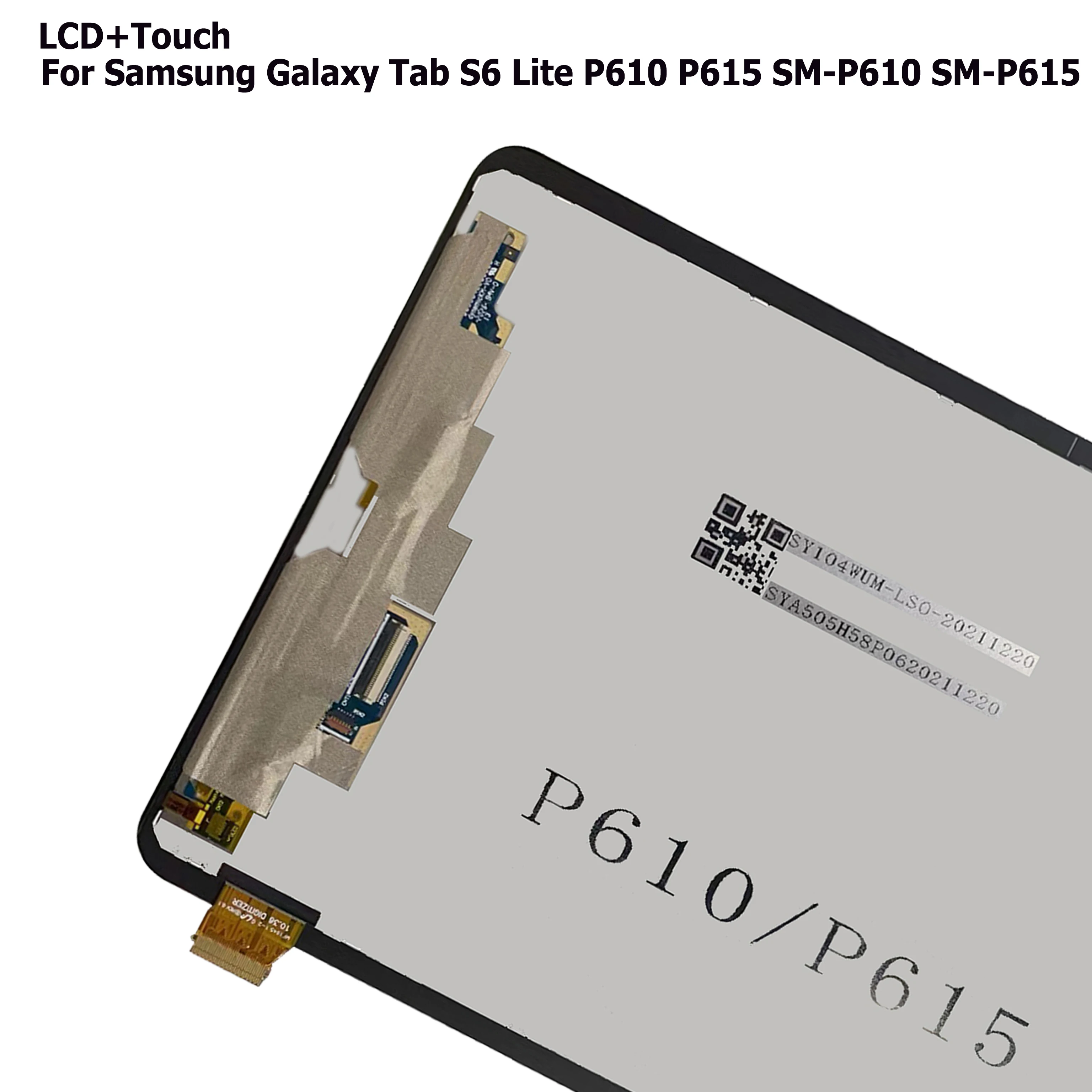 NEW LCD 10.4 For Samsung Galaxy Tab S6 Lite P610 P615 SM-P610 SM-P615 P613  P617 P619 LCD Display Touch Screen Digitize Assembly - AliExpress