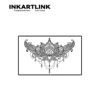 Haina Lotus Temporary Tattoo,Lasts To 15 Days New Technology Magic Waterproof Semi Permanent Sticker. 3