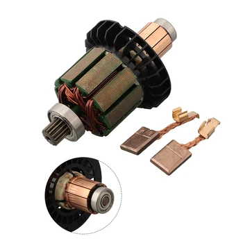 탄소 브러시 619380-9 619583-5 아마추어 로터 앵커 194427-5 CB-440 탄소 브러시, DDF482 DHP482RAE DHP482Z 용, 3 개