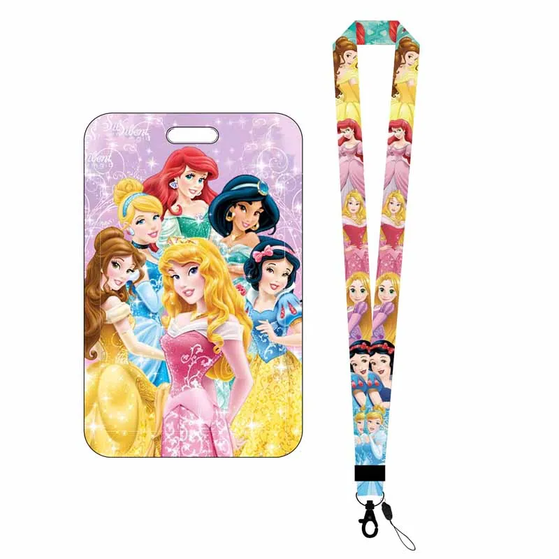 Movie characters Cartoon PVC Card Cover Student Campus Hanging Neck Bag Card  Holder Lanyard ID Card Holders key chain - AliExpress