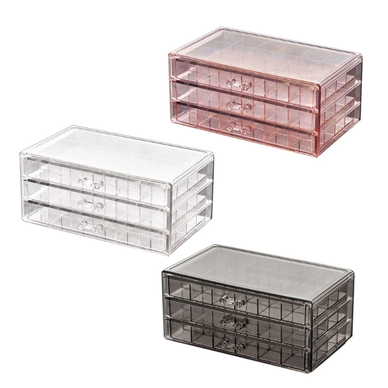 

Practical PU Material Jewelry Storage Holder Box with Multiple Compartments for Organizing Accessories at Home or Office