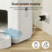 Button/WIFI Version 2L Smart Cat Feeder APP Control Timed Cat Automatic Feeder Quantitative Dog Dry Food Dispenser For Cats Dog