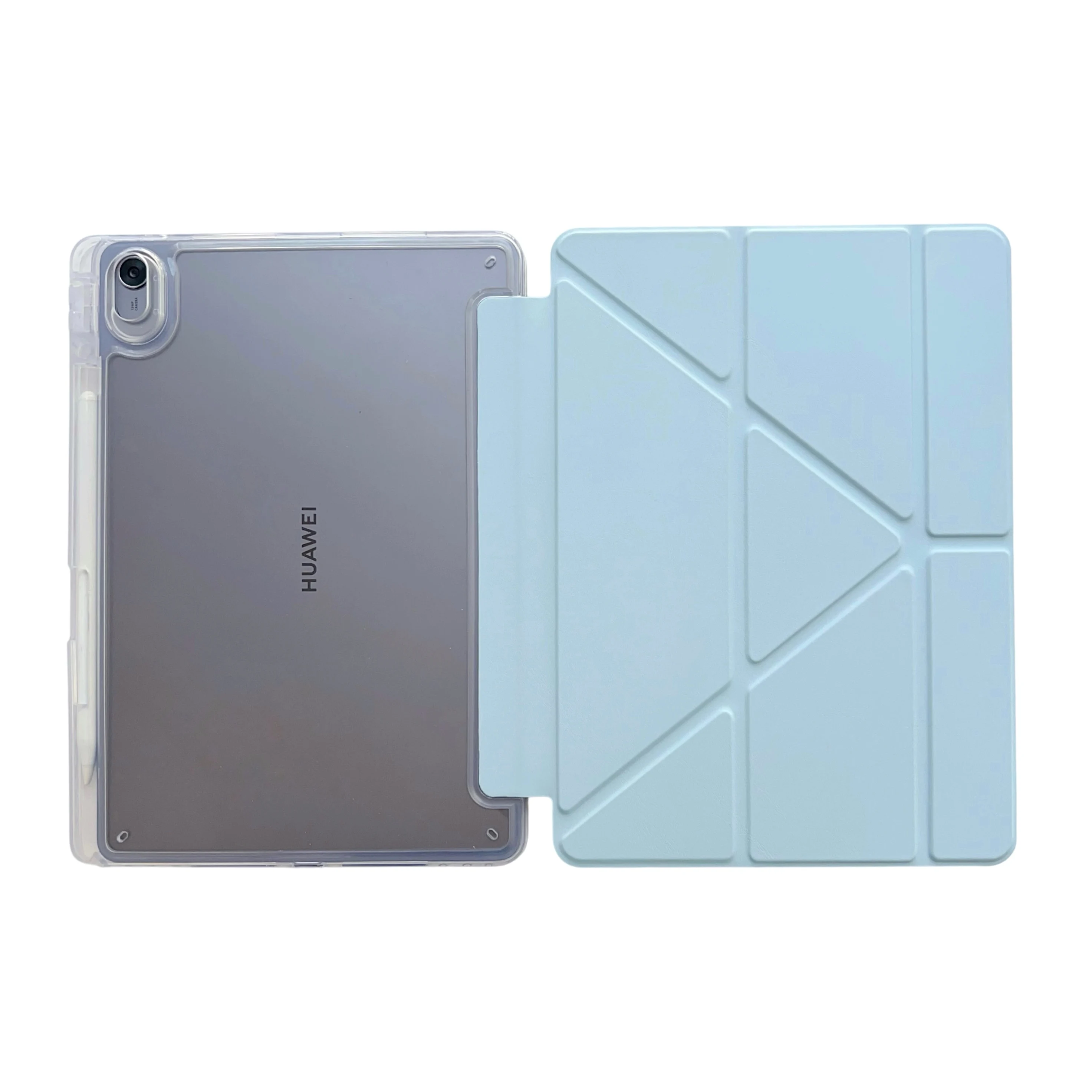 Auto Wake & Sleep Silicone Cover with Y-Fold Design and Charging Support