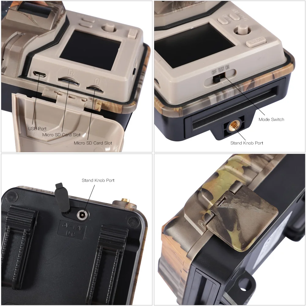 Suntekcam HC900M Hunting Trail Camera 2G SMS/MMS/SMTP1080P HD 20MP Night Vision Wildlife Waterproof Photo Traps Game Camera