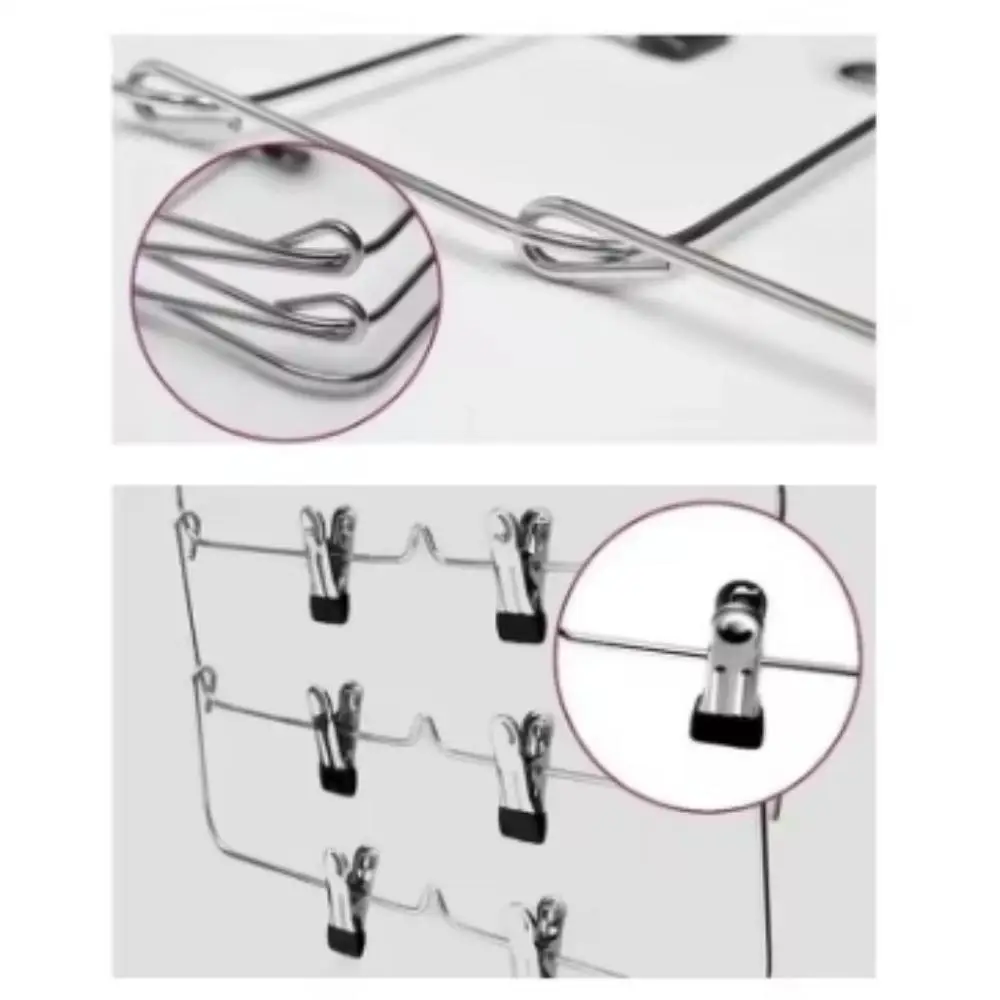 1PC Multi-Functional Home Non-Slip Metal Pants Rack New Creative Stainless Steel Seamless Hanger Simple Storage Skirt Rack