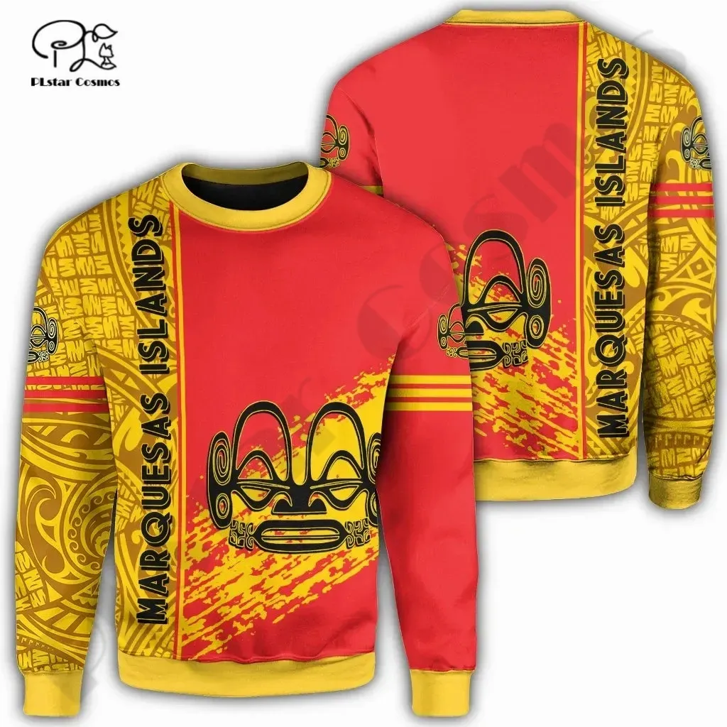 PLstar Cosmos 3DPrint Newest MARQUESAS ISLANDS Polynesia Tribal Harajuku Streetwear Casual Unique Unisex Hoodie/Sweatshirt/Zip-4