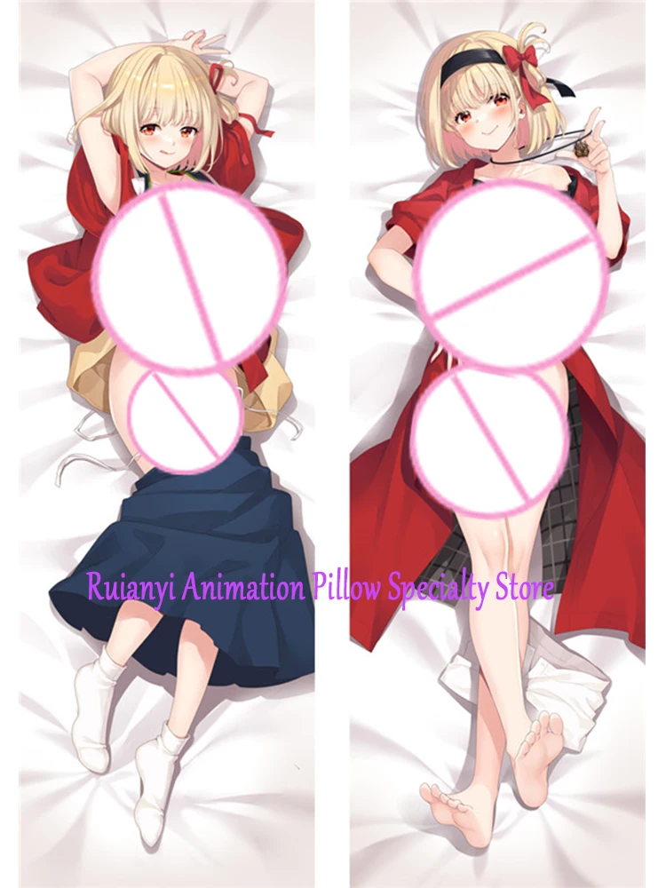 

Dakimakura Anime Nishikigi Chisato Double-sided Print Life-size Body Game Pillow Cover Bedding Gifts