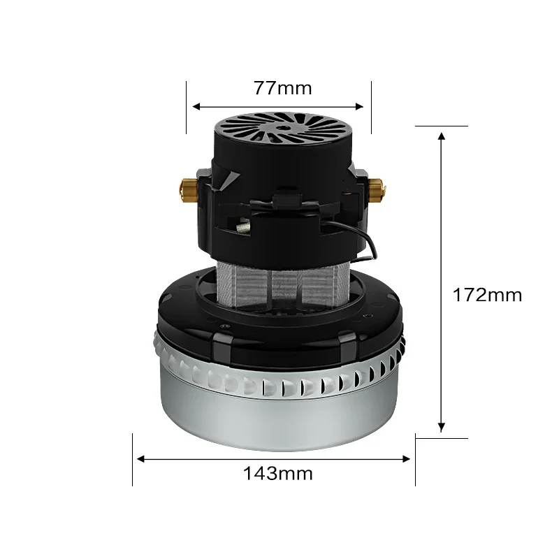 Motor de Aspirador de pó Industrial 220v 1200w 143 mm 300g 330g 700g 800g para Máquina de Sucção a Vácuo Guetek Philips Midea Rowenta