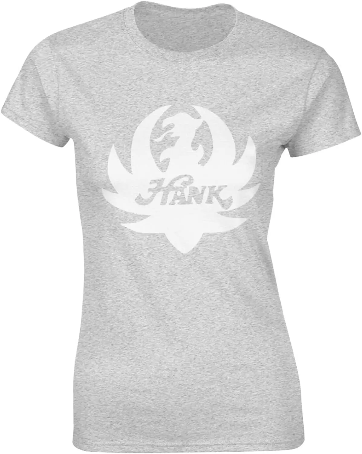Hank Music Williams Jr Women's Classic Shirt Cotton Crew Neck Casual Top Short Sleeve T-Shirt Black
