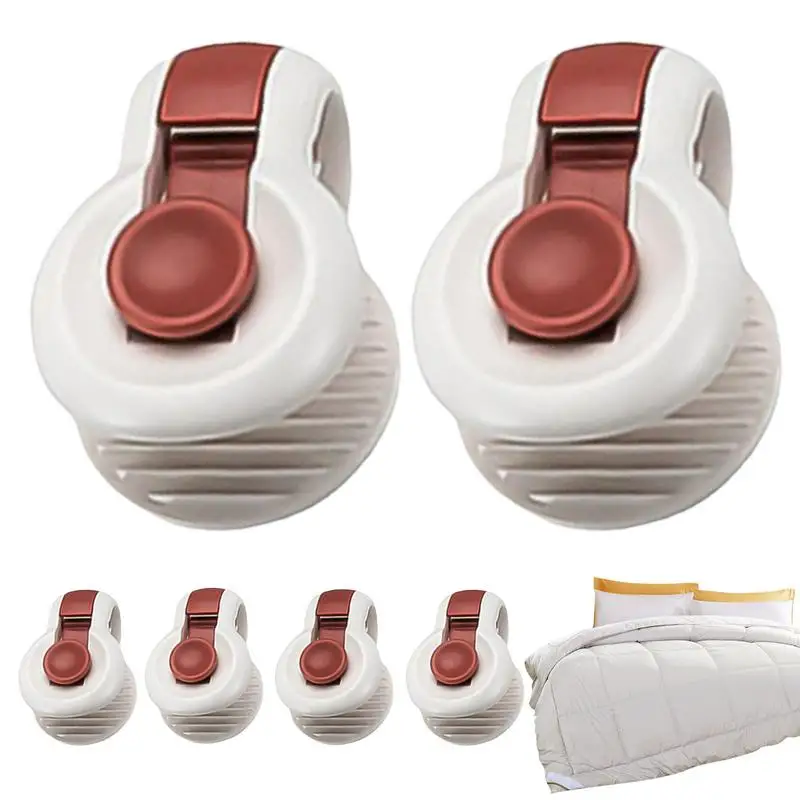 Duvet Cover Pins 6pcs Quilt Duvet Clips AntiSlip For Bedding Blanket