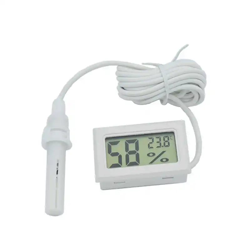 Beekeeping Beehive Mini Convenient Digital LCD Hygrometer Thermometer with Sensor Monitoring Display Humidity Detector Beekeeping Tools Beekeeping Accessories