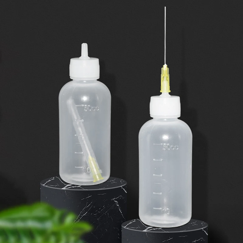 50ml Plastik flasche mit flüssigem Alkohol für Spender Kolophonium Löt flussmittel paste für Telefon platinen reinigung Schweiß reparatur werkzeuge – Detail 7