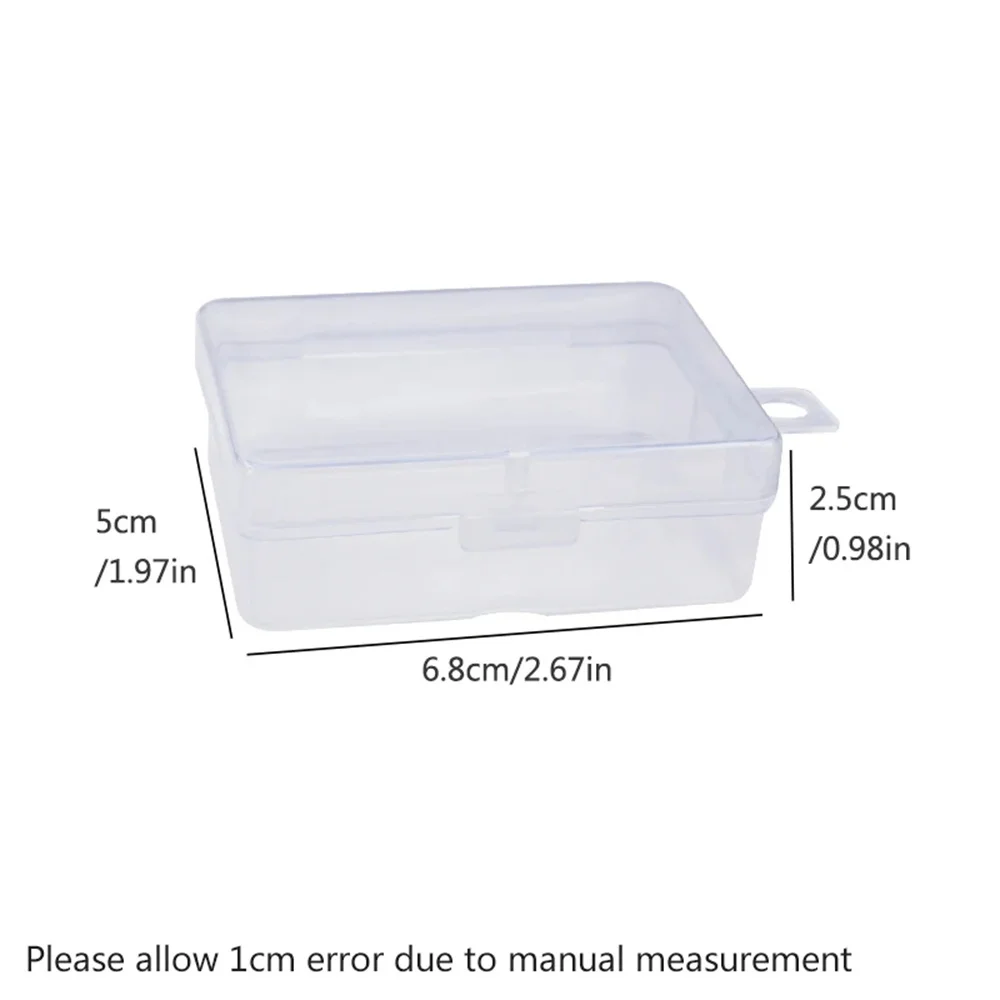 12 Transparent Storage Boxes for Arts and Crafts Parts Small Beads Accessories Storage Boxes