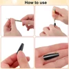 Nail Piercing Charm Dangle Nail Art Decoration Metal Alloy Design Nails Pierced Punk Charms 1080pc Open Ring Nails Art Acessorie 3