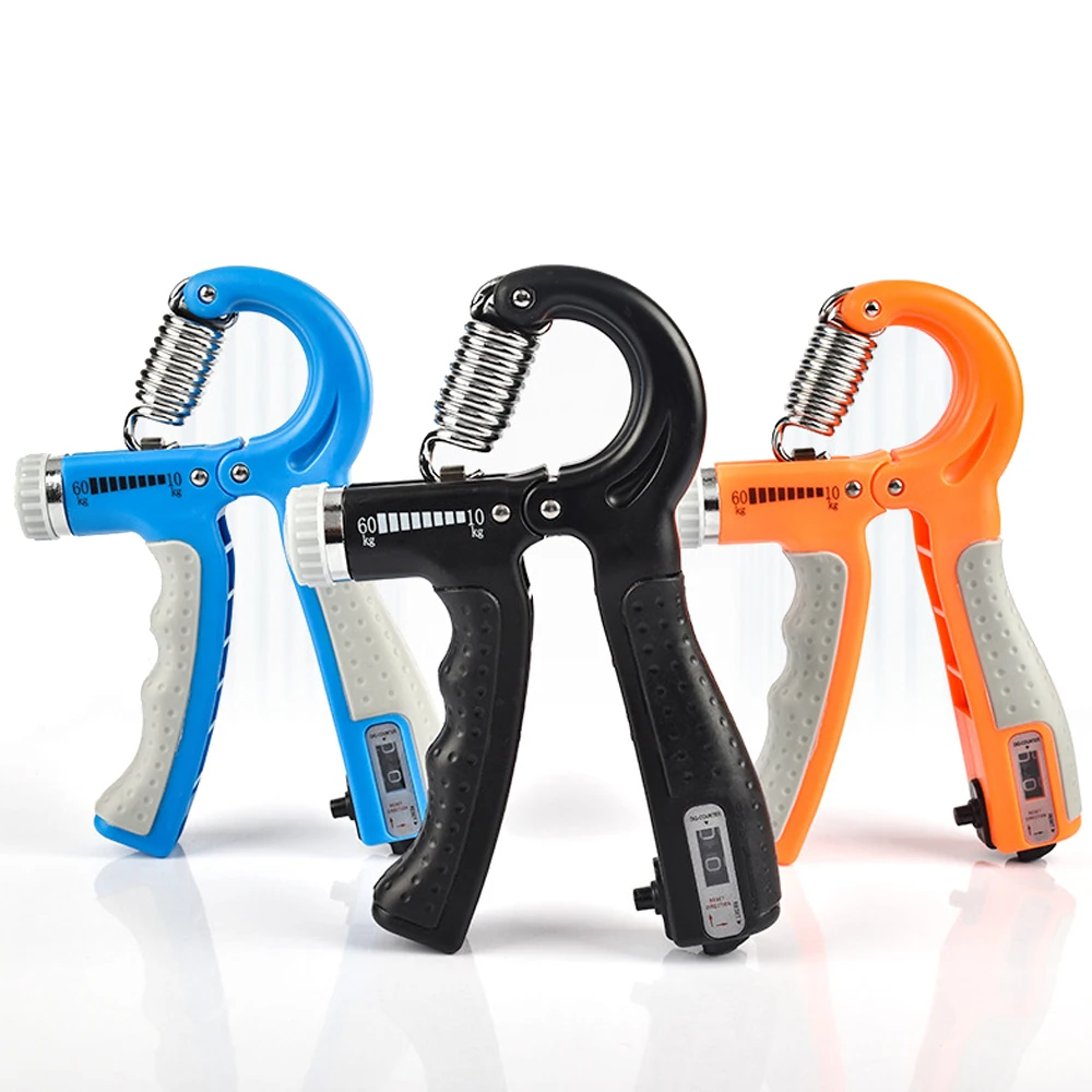 10-60Kg Adjustable Heavy Gripper Fitness Hand Exerciser Grip FatGrip Wrist Increase Strength Spring Finger Pinch Carpal Expander hand strengthener finger trainer finger strength trainer forearm exerciser wrist exerciser hand grip trainers hand grip exerciser hand exerciser hand trainer hand dynamometer