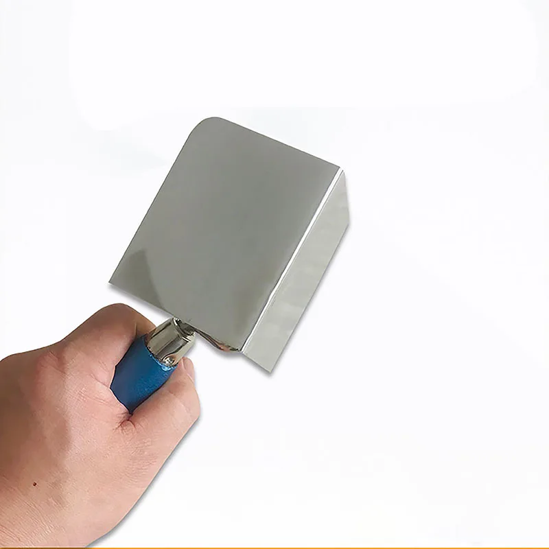 A Pair of Inner and Outer Corner Trowel Internal and External 90 Degree Sheetrock Stainless Steel Drywall Corner Trowel 5