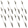 12 Pcs Note Folder Wire Clip Holder Alligator Clips DIY Accessories Metal Clamps for Two-headed Photo Alloy Memo Household 1