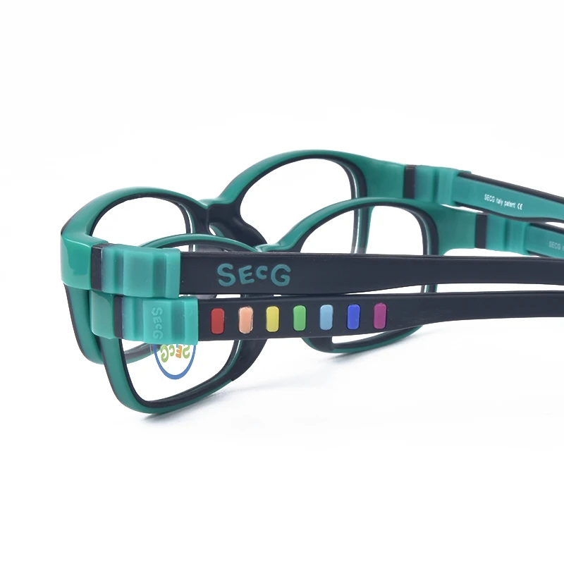 SECG Ultralight Flexible Soft Kids Glasses Frame Children Optical Spectacle Frame Sight Eyeglass Lunettes De Vue Enfant