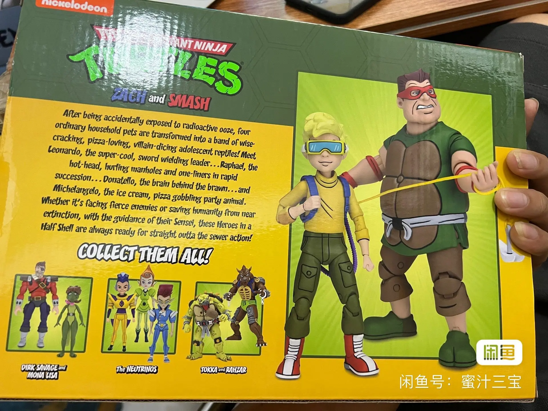 NECA Teenage Mutant Ninja Turtles Cartoon Smash Zach Exclusive 7 Action  Figure 2-Pack - ToyWiz