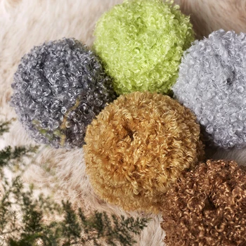 Teddy Curly Wool Yarn 1