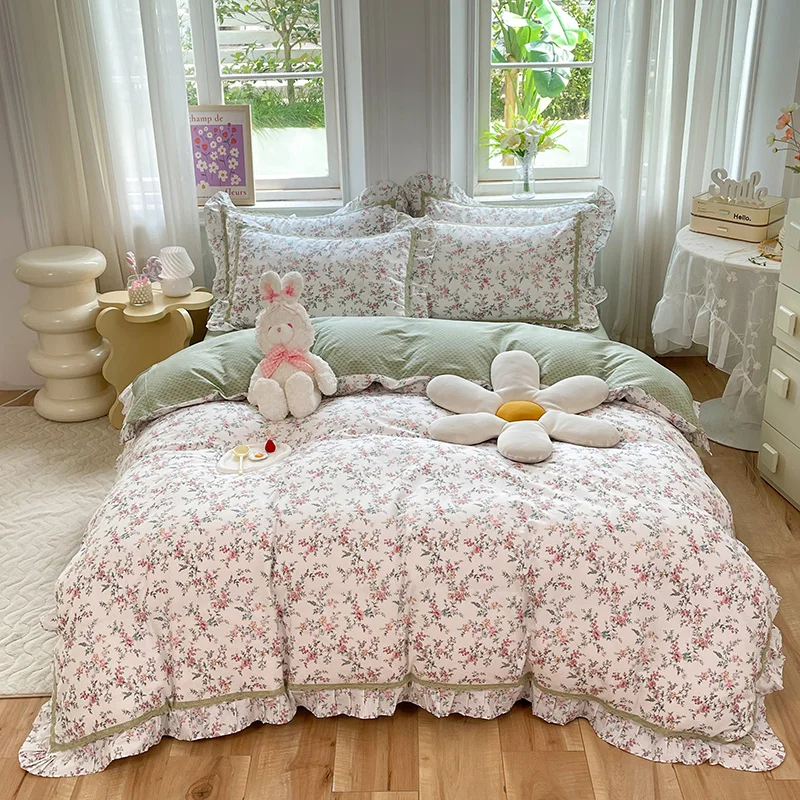 花柄 プリント 羽毛布団 シング 【公式通販】