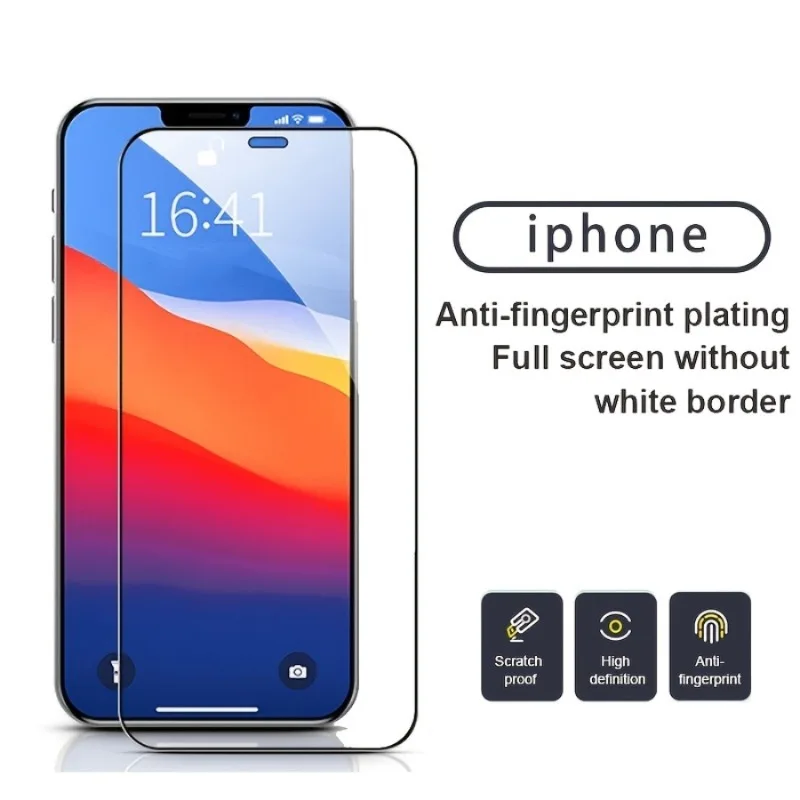 

2 шт., Защитное стекло для IPhone 14 Pro Max 13 12 Mini 15 11 Pro 7 8Plus XR XS Max