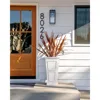 Fairmont Tall Plastic Planter - Large Outdoor Planter for Front Porch Crack Resistant All-Weather Use Classic Estate 5