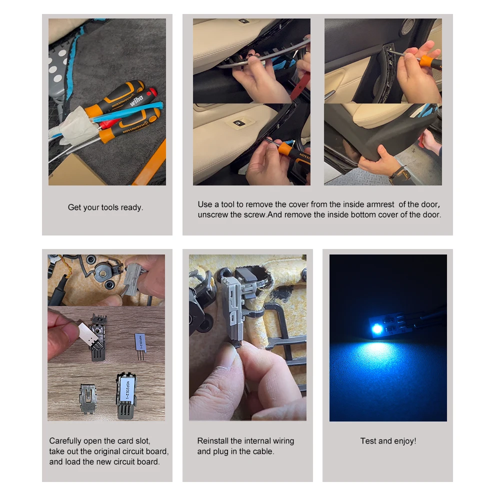 LED ܼ г ֺ  BMW 3 ø F30 F31 F34 M3 4 ø F32 F33 F36 M4  AC  HVAC г Ʈ